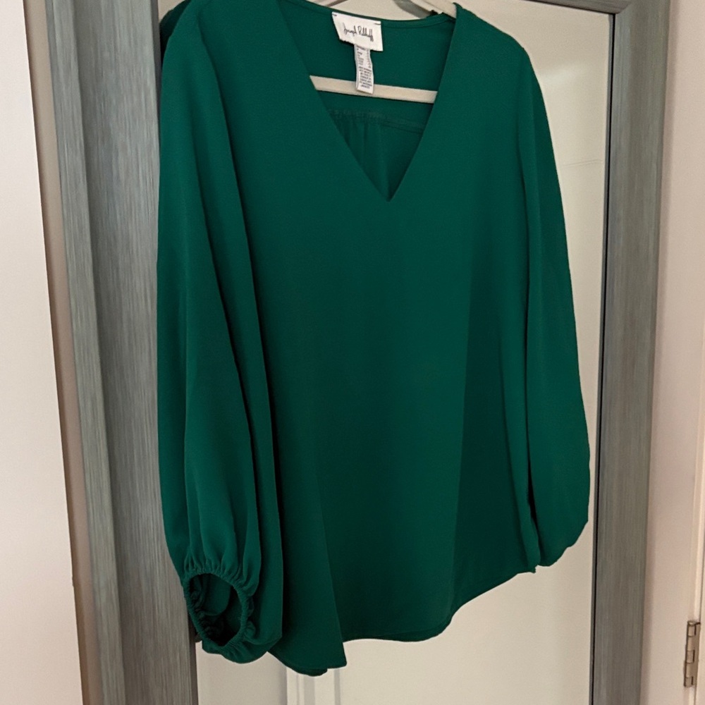 Joseph Ribkoff Green Blouse